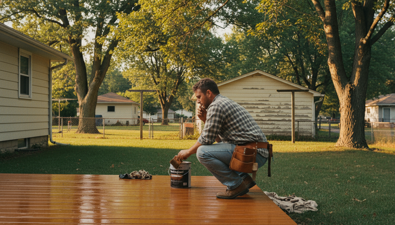 Deck Staining Cost in NW Ohio: 200 vs 400 Square Feet